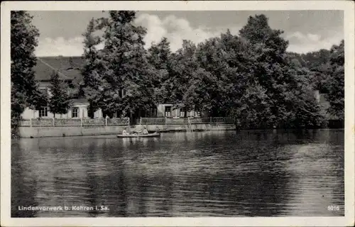 Ak Kohren Sahlis Frohburg Sachsen, Lindenvorwerk