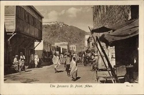 Ak Aden Jemen, The Bazaars Steamer Point