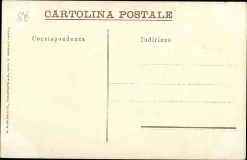 Ak Napoli Neapel Campania, Sorrento, La Tarantella