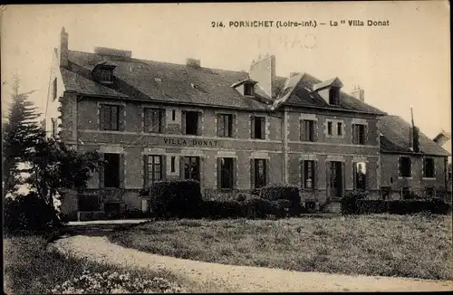 Ak Pornichet Loire Atlantique, La Villa Donat