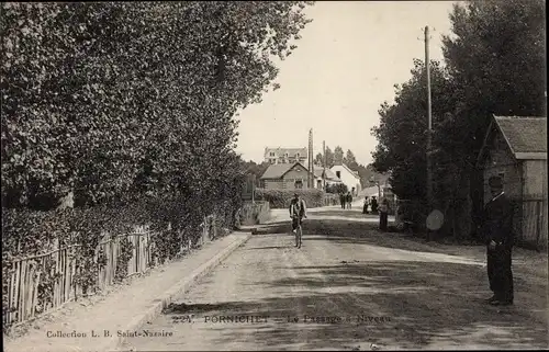 Ak Pornichet Loire Atlantique, Le Passage a Niveau