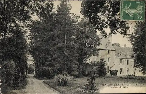 Ak Beaumont en Veron Indre et Loire, Manoir d'Étilly