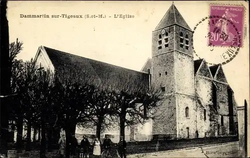 Ak Dammartin sur Tigeaux Seine et Marne, L'Eglise