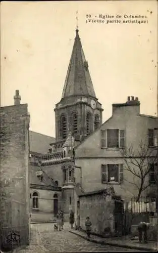 Ak Colombes Hauts de Seine, L'Eglise