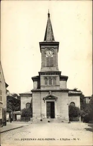 Ak Fontenay aux Roses Hauts de Seine, L'Eglise