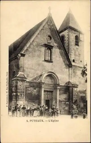 Ak Puteaux Hauts de Seine, L'Eglise