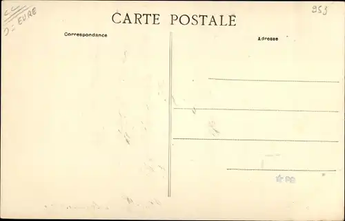 Ak Quillebeuf sur Seine Eure, L'Eglise