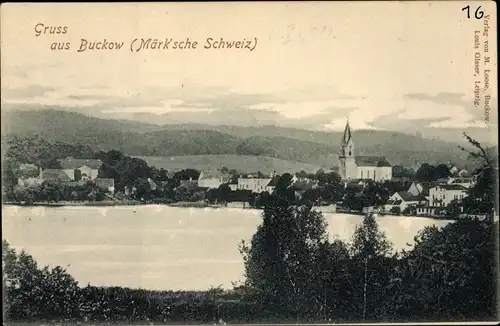 Ak Buckow in der Märkischen Schweiz, Gesamtansicht