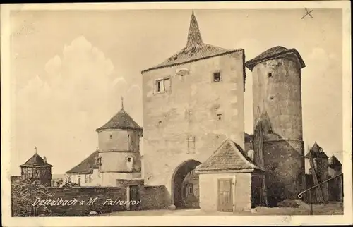 Ak Dettelbach am Main, Faltertor