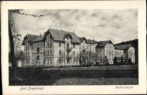 Ak Głuchołazy Zdrój Bad Ziegenhals Schlesien, Ferdinandsbad
