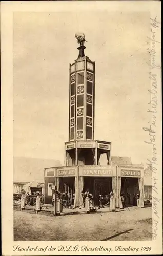 Ak Hamburg, Standard auf der DLG Ausstellung 1924, Landwirtschaftsausstellung