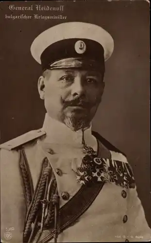 Ak General Neidenoff, bulgarischer Kriegsminister, Portrait