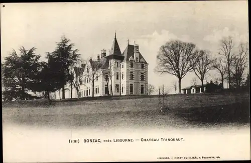 Ak Bonzac Gironde, Chateau Trinquaut