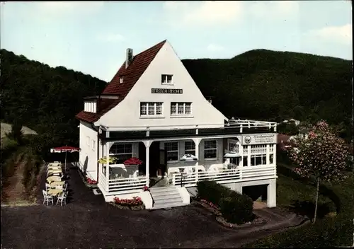 Ak Bad Wildungen in Nordhessen, Café Bergschlößchen