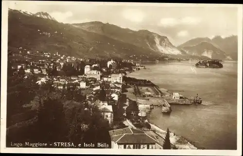 Ak Stresa Piemonte Italien, Lago Maggiore, Isola Bella
