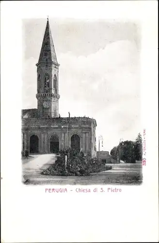 Ak Perugia Umbria, Chiesa di S. Pietro