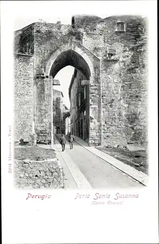 Ak Perugia Umbria, Porta Santa Susanna