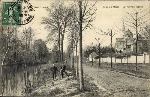 Ak Coulommiers Seine et Marne, Sites du Morin, La Nouvelle Eglise