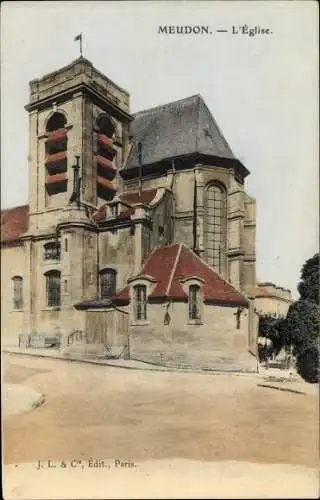 Ak Meudon Hauts de Seine, L'Eglise