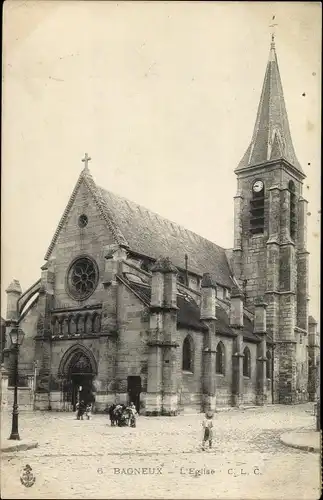 Ak Bagneux Hauts de Seine, L'Eglise