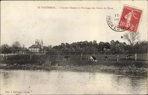 Ak Le Vaudreuil Eure, L'Ancien Chenil et Paturages des Bords de l'Eure