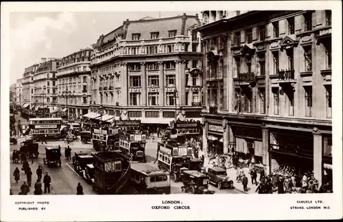 Ak London City England, Oxford Circus