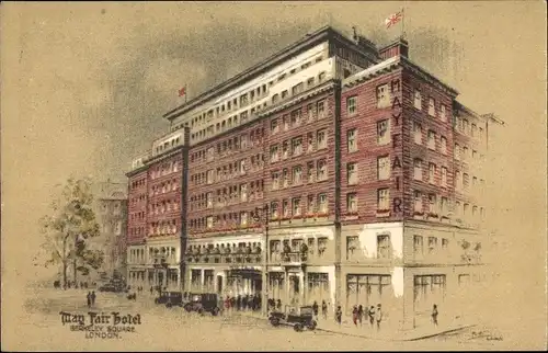 Künstler Ak London City England, May Fair Hotel, Berlekey Square