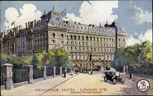 Ak London City England, Grosvenor Hotel