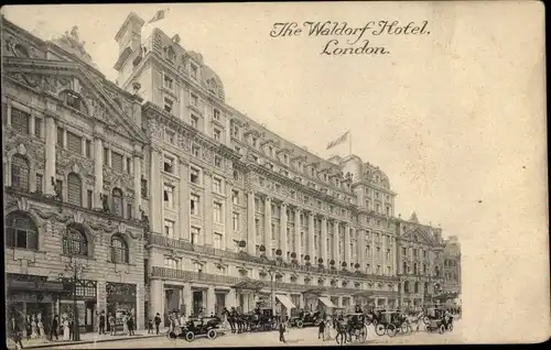 Ak London City England, The Waldorf Hotel