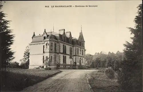 Ak Ploneis Finistère, Le Marhallach, Chateau