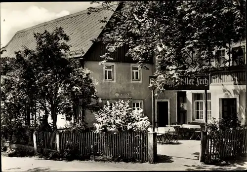 Ak Waltersdorf Bad Schandau Sächsische Schweiz, Gasthof Stiller Fritz