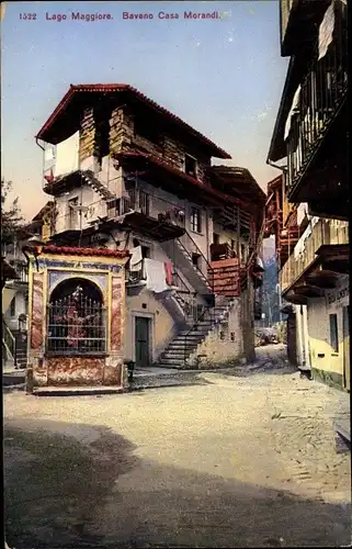 Ak Lago Maggiore Piemonte, Baveno Casa Morandi