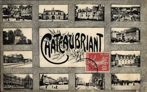 Ak Chateaubriant Loire Atlantique, Souvenir