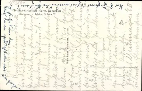 Ak Blankensee in Vorpommern, Straßenpartie, Landschaft