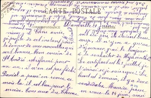 Ak Damville Eure, L'Immaculee Conception