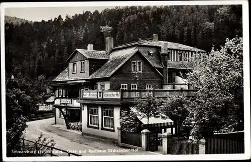 Ak Schwarzburg in Thüringen, Gast und Rasthaus sächsischer Hof