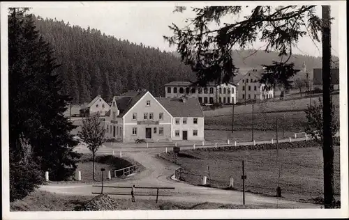 Ak Kühnhaide Marienberg im Erzgebirge Sachsen, Gasthaus zum Schwarzwassertal