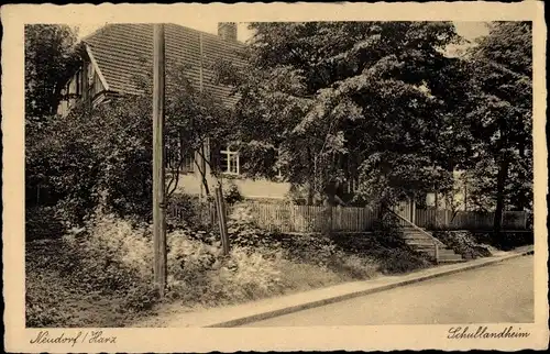 Ak Neudorf Harzgerode am Harz, Schullandheim