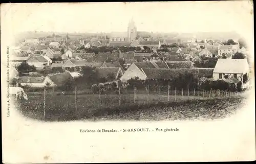 Ak Saint Arnoult en Yvelines, Vue generale