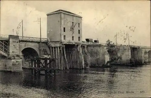 Ak Poissy Yvelines, Le Vieux Moulin