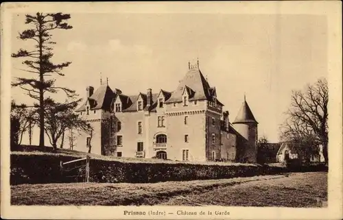 Ak Prissac Indre, Château de la Garde