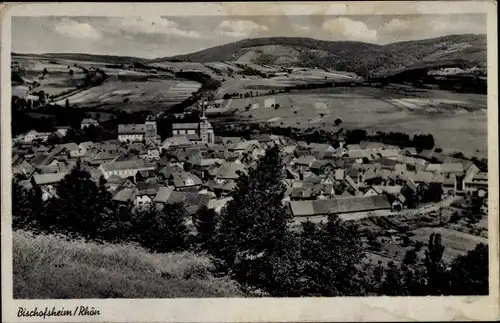 Ak Bischofsheim an der Rhön in Unterfranken, Panorama