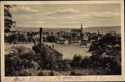 Ak Sankt Wendel Saarland, Panorama