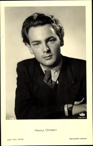 Ak Schauspieler Heinz Ohlsen, Tobis Film A 3456 2, Portrait