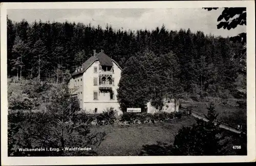 Ak Wolkenstein im Erzgebirge, Haus Waldfrieden