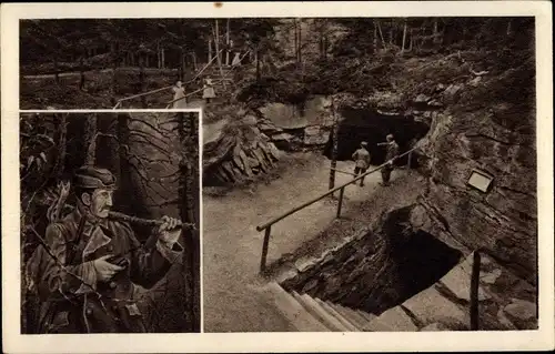 Ak Ehrenfriedersdorf im Erzgebirge, Stülpner Höhle