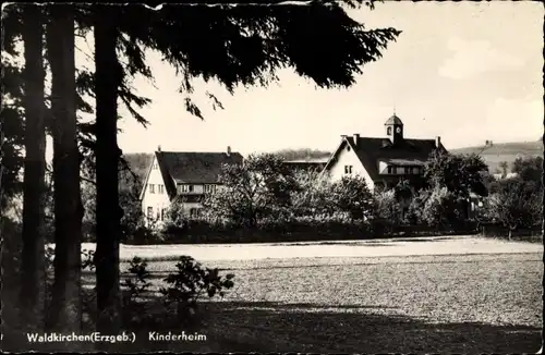 Ak Waldkirchen Grünhainichen im Erzgebirge Sachsen, Kinderheim