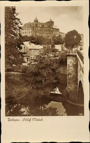 Ak Zschopau im Erzgebirge Sachsen, Schloss Wildeck