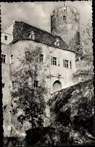 Ak Scharfenstein Drebach im Erzgebirge Sachsen, Schloss