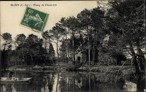 Ak Blain Loire Atlantique, Etang de Chasse non